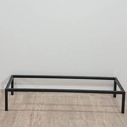 Černé kovové podnoží 94x32 cm