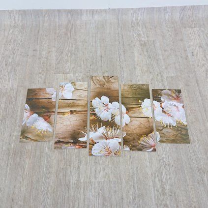 Vícedílný obraz Flower In The Blossom, 110 x 60 cm