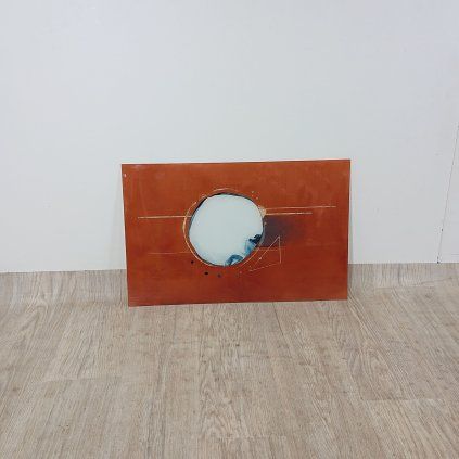 Skleněný obraz Insigne Abstract Cinnamon, 72 x 46 cm