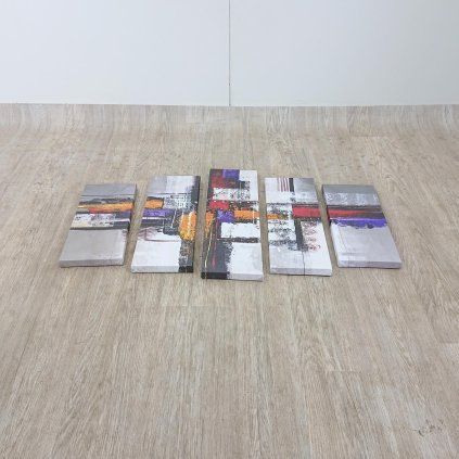 5dílný nástěnný obraz na plátně Abstract