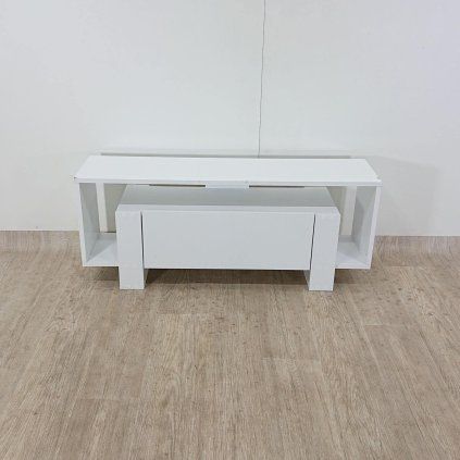 Bílá TV komoda Mery