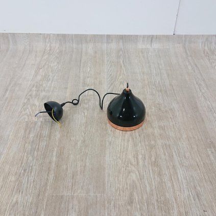 Závěsné svítidlo v černo-měděné barvě Opviq lights Yildo, o 17 cm