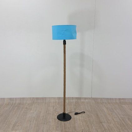 Volně stojící lampa s tyrkysovým stínítkem lampa Kate Louise Rope