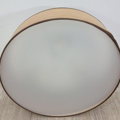 Stropní svítidlo z přírodní dýhy Sotto Luce Parandejo Duro, o 40 cm