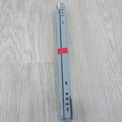 Zásuvkový výsuv rolničkový šedý 300 mm