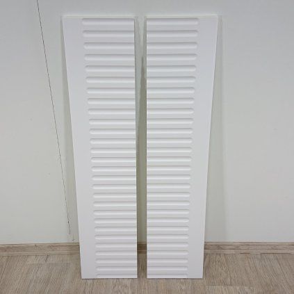 Bílá dekorativní deska sada 2 ks