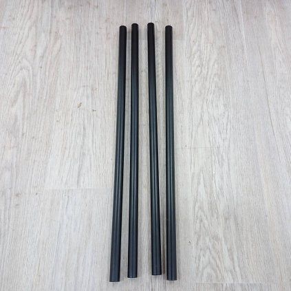 Šatní tyč hliníková 78 cm, sada 4 ks