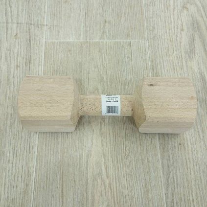 Aportovací činka pro psy dřevěná JUKO L 650 g