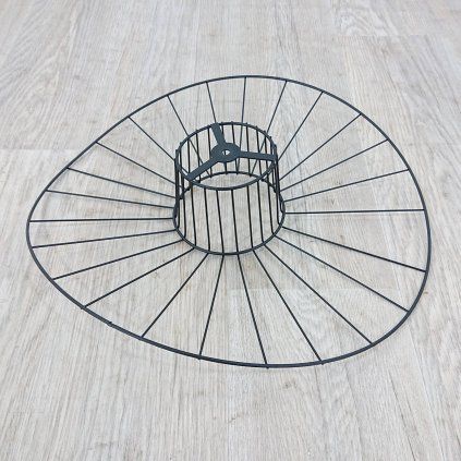 Černé kovové stínítko Opviq lights Tel Hat, o 50 cm