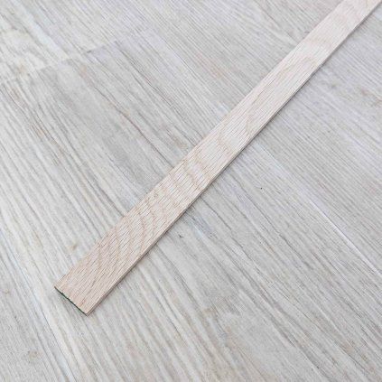 Masivní dubová přechodová lišta 247 cm