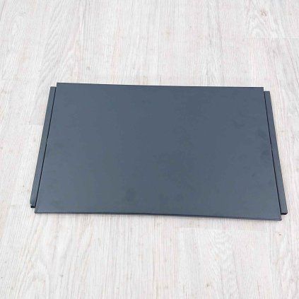 Černá kovová police 60 cm