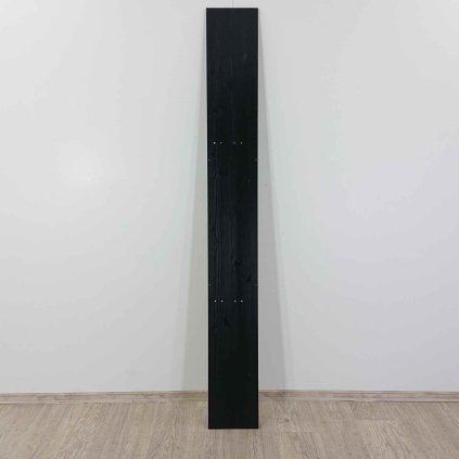 Černá dřevěná deska borovice 200 cm