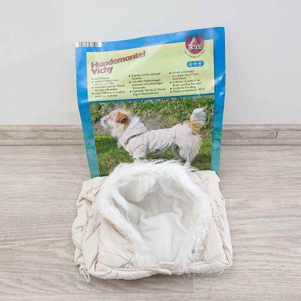 Bunda pro psy Trixie VICHY s výšivkou M 45 cm