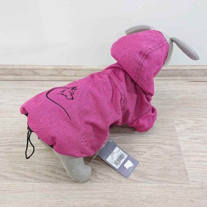 Bunda pro psy O´lala pets WOLF růžová XL 35 cm