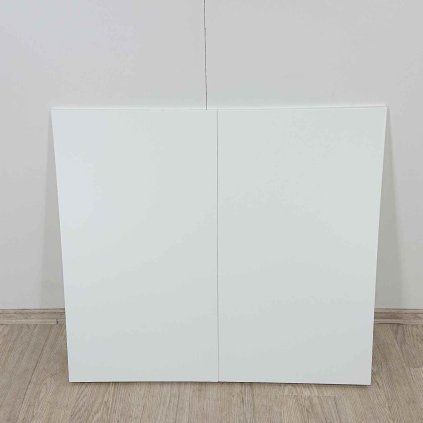Bílá rozkládací deska 90x80 cm