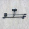 Černé stropní svítidlo Opviq lights Flower