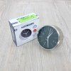 Černo-šedý budík Karlsson Normann, o 10 cm
