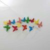 Barevný věšák na zeď Butterflies Kare