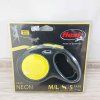 Vodítko Flexi M/L neon pásek 5m/50kg žlutá
