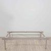 Béžové kovové podnoží 36x75 cm