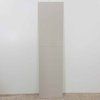 Světle šedá masivní nábytková dvířka levá 47x186 cm