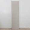 Světle šedá masivní nábytková dvířka levá 47x186 cm