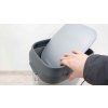 Šedý odpadkový koš 25l Dual Swing Bin M KIS_2