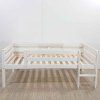Bílá dětská dřevěná postel Pino 90x200 cm Vipack