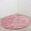 Růžový kulatý koberec Fluffy o 200 cm Ayyildiz Carpets