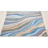 Modrý vlněný koberec Abstract Flow 160x230 cm Flair Rugs_2