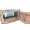 Závěsná skříňka pod umyvadlo teak 60x40 cm Kenta Kave Home_2