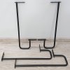 Černé kovové nohy 43 cm set 3 ks