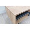 Hnědo-šedý TV stolek Safir 3