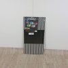 Sada 2 černých úložných krabic Compactor Stripes
