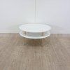 Bílý konferenční stolek Ragaba UFO, 70 cm