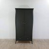 Černohnědá dvoudvéřová šatní skříň Steens Baroque