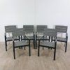 Set 6 zahradních židlí COMO