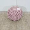 Kulatý růžový polštář na sezení 50x35 cm - CONRAD