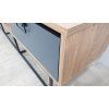 TV stolek s šedými dvířky Industrio, délka 180 cm_8