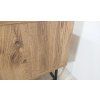 TV stolek s šedými dvířky Industrio, délka 180 cm_4